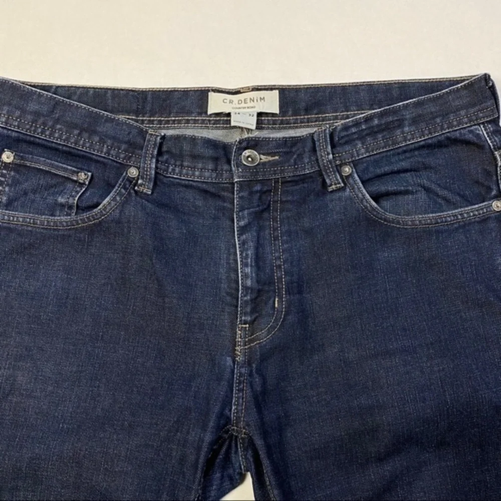 CR. Denim Standard Fit Dark Wash Denim Straight Leg Jean‎